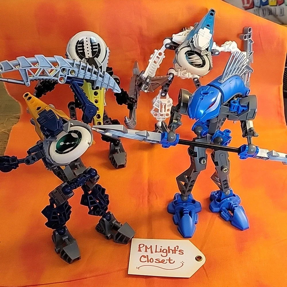 Lego Bionicle Bundle of 4 Sets 8590 8615 8618 8619 Retired